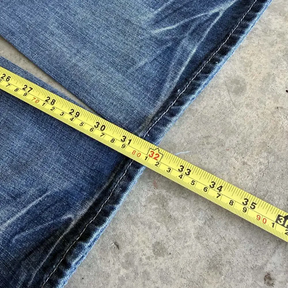 Vintage Y2K/ Vintage Americana Super Faded Embroidered Bootcut Jeans